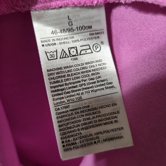 Banana Republic 100% Polyester Pink Satin Cap Sleeve Key Hole Button Back Top - Picture 4 of 5